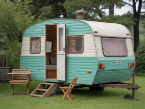 Réutiliser une vieille caravane pour créer une cabane de jardin originale et mobile
