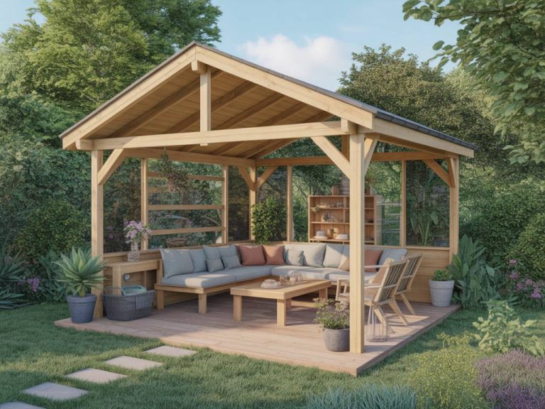 Aménager un abri de jardin en véritable pièce de vie confortable pour profiter du jardin toute l’année