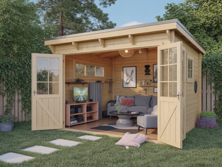 Transformer un abri de jardin en pièce de loisirs : salle de sport, musique ou gaming confortable