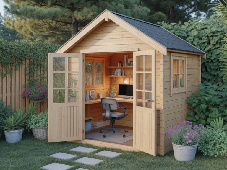 Créer un coin bureau dans un abri de jardin pour télétravailler au calme et gagner en productivité