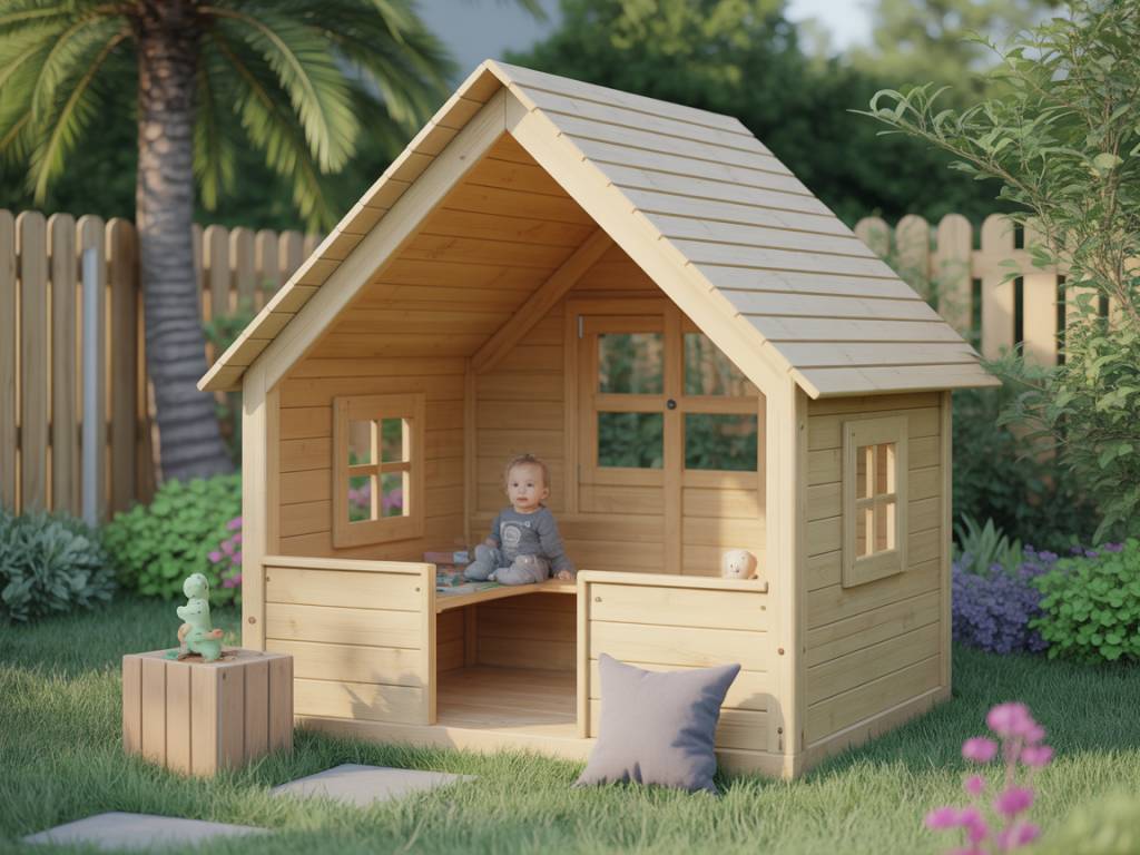 Idées de cabanes de jardin pour les enfants : sécurité, jeux et imagination au cœur du jardin