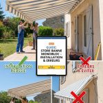 Store banne terrasse monobloc : installation et erreurs à éviter