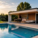 Pool house toit plat beton : guide de construction et réglementation pour un espace extérieur durable